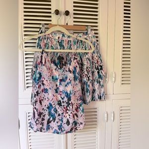 Jcrew watercolor matching set NEW never worn